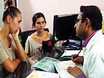 Dr. Patel in consultation